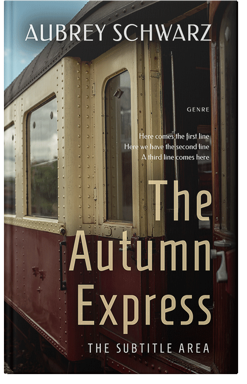 Front view of Night Rider #27671 - Premade Travel Book Cover