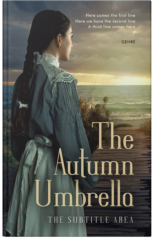 Front view of Lunar Green #27673 - Premade Romance Book Cover