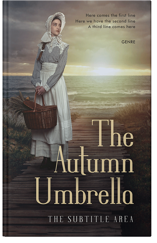 Front view of Premade Romance Book Cover - Dune