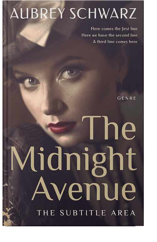 Front view of Thunder #27679 - Premade Historical Book Cover