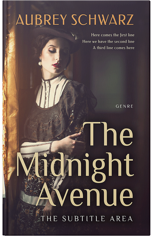 Front view of Thunder #27680 - Premade Romance Book Cover