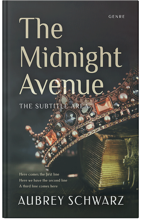 Front view of Premade Historical Book Cover - Outer Space