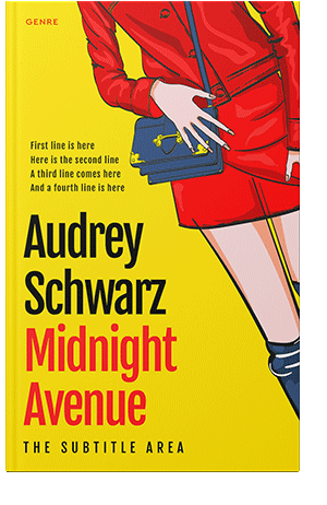 Pre Made Book Cover Red