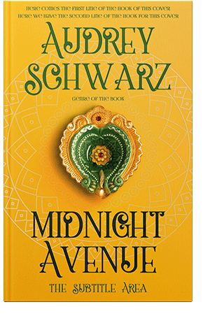 Pre Made Book Cover Lightning Yellow