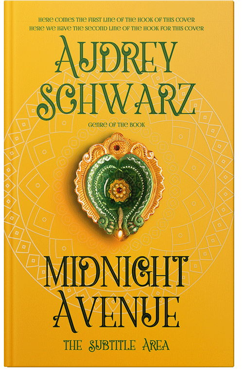 Front view of Lightning Yellow #27707 - Premade Religion & Spirituality Book Cover