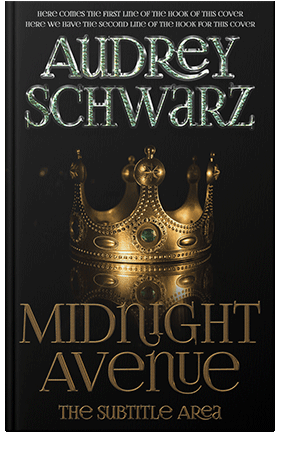 Pre Made Book Cover Tan