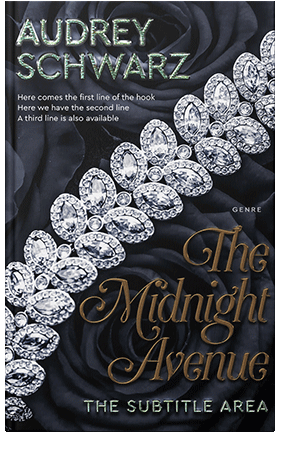 Pre Made Book Cover Swirl