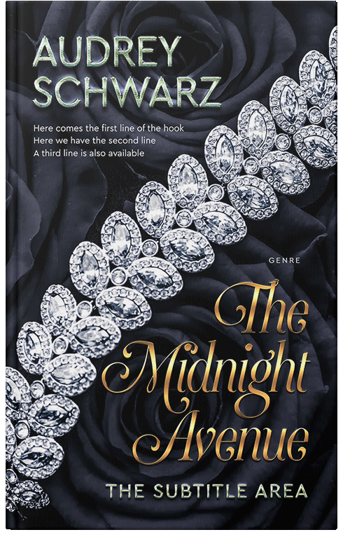 Front view of Premade Romance Book Cover - Swirl