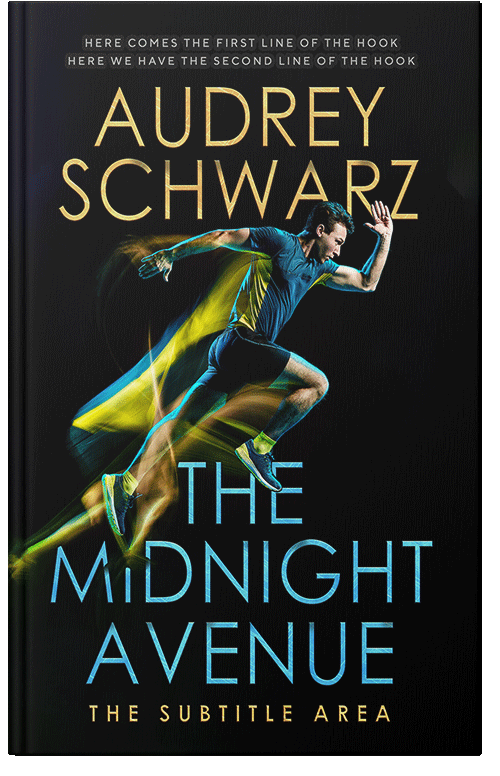 Front view of Premade Action & Adventure Book Cover - Woodsmoke