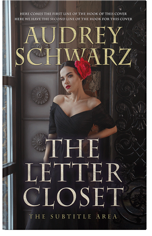 Front view of Premade Chick Lit Book Cover - Cocoa Brown