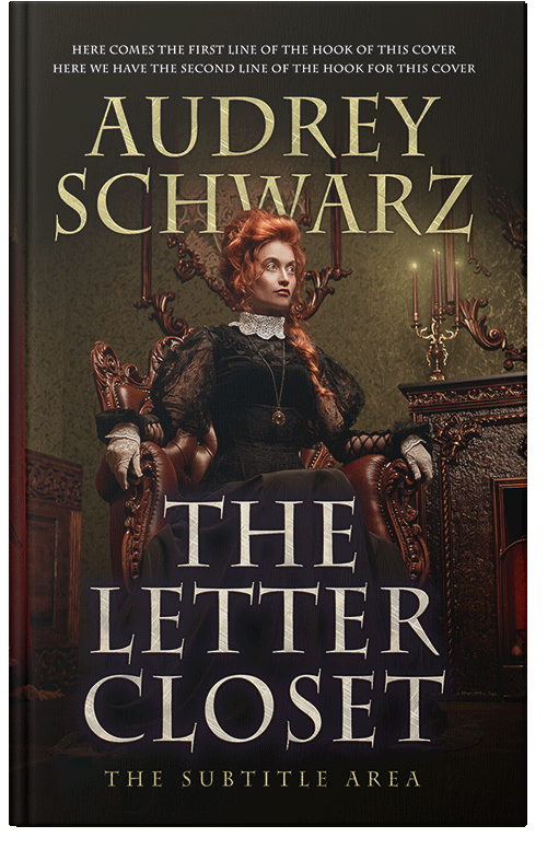 Front view of Gondola #27774 - Premade Historical Book Cover