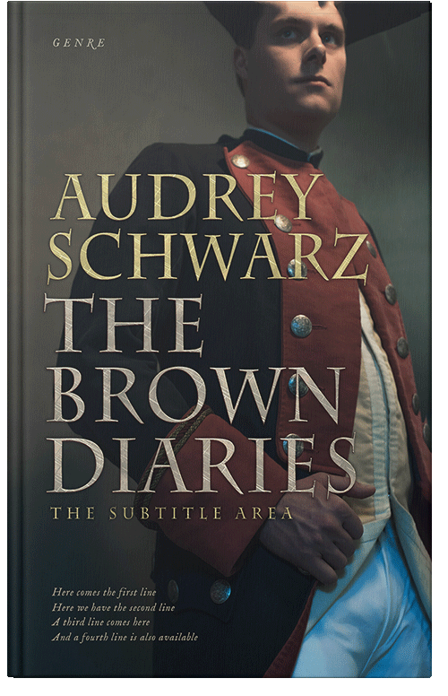 Front view of Shark #27779 - Premade Historical Book Cover