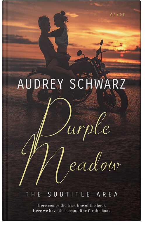 Front view of Premade Romance Book Cover - Cocoa Brown