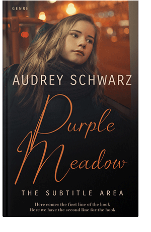 Pre Made Book Cover Brown Rust