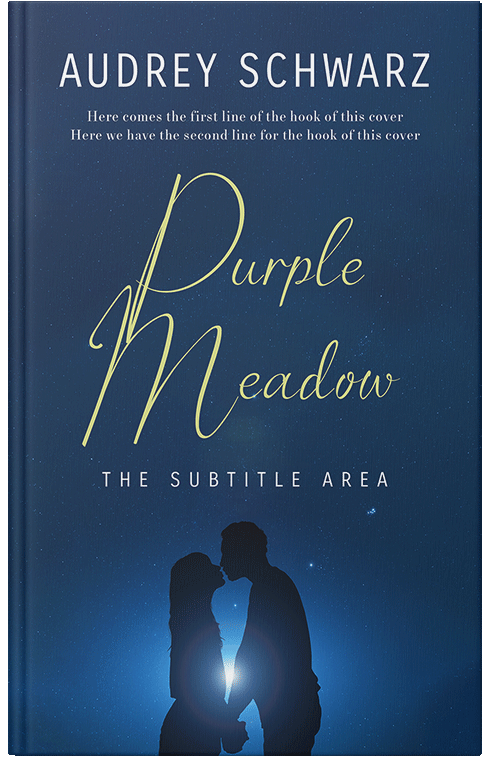 Front view of Premade Romance Book Cover - Blue Zodiac