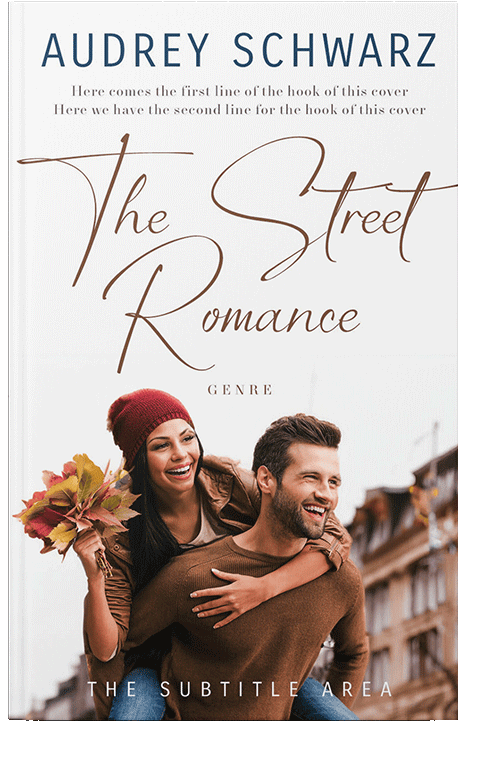 Front view of Leather #27792 - Premade Romance Book Cover