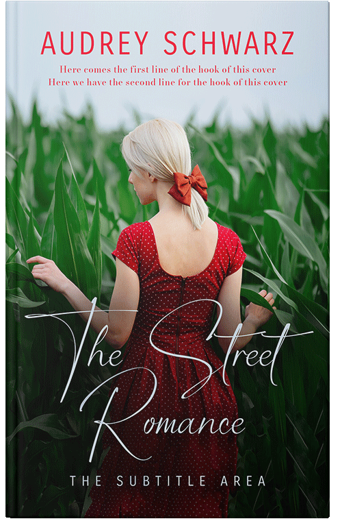 Front view of Black Olive #27795 - Premade Romance Book Cover