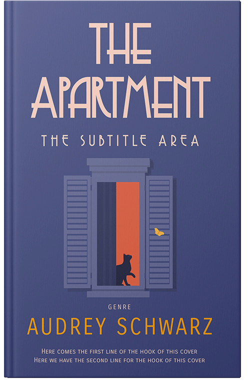 Front view of East Bay #27811 - Premade Literary Fiction Book Cover