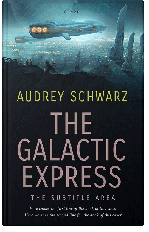 Front view of Green Spring #27812 - Premade Science Fiction Book Cover