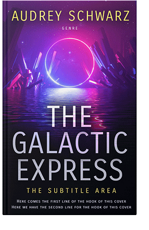 Pre Made Book Cover Orchid