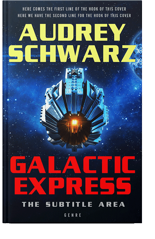 Front view of Burnt Sienna #27827 - Premade Science Fiction Book Cover