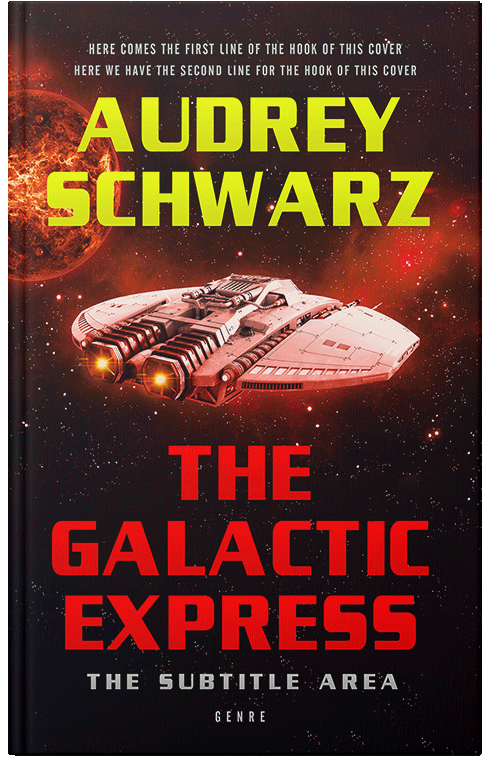 Front view of Crowshead #27828 - Premade Science Fiction Book Cover