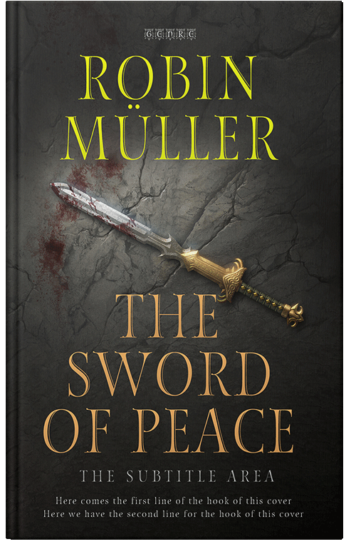 Front view of Tuatara #27829 - Premade Fantasy Book Cover