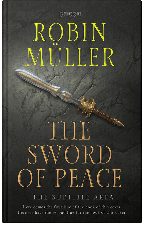 Front view of Heavy Metal #27831 - Premade Fantasy Book Cover