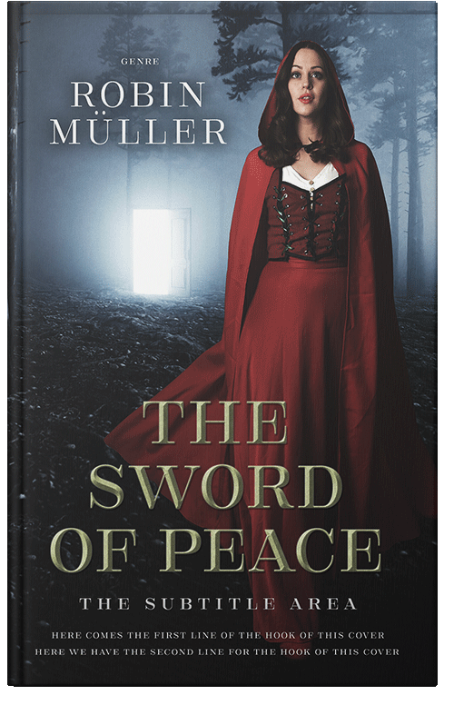 Front view of Premade Fantasy Book Cover - Thunder