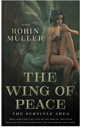 Pre Made Book Cover Log Cabin