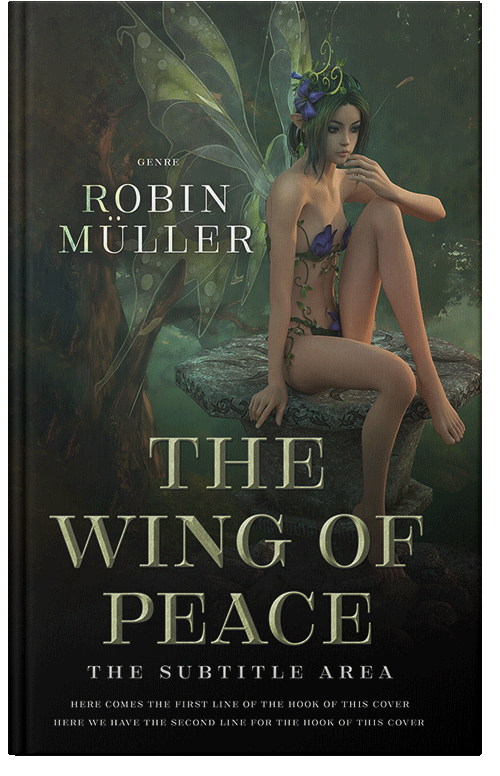 Front view of Log Cabin #27835 - Premade Fantasy Book Cover