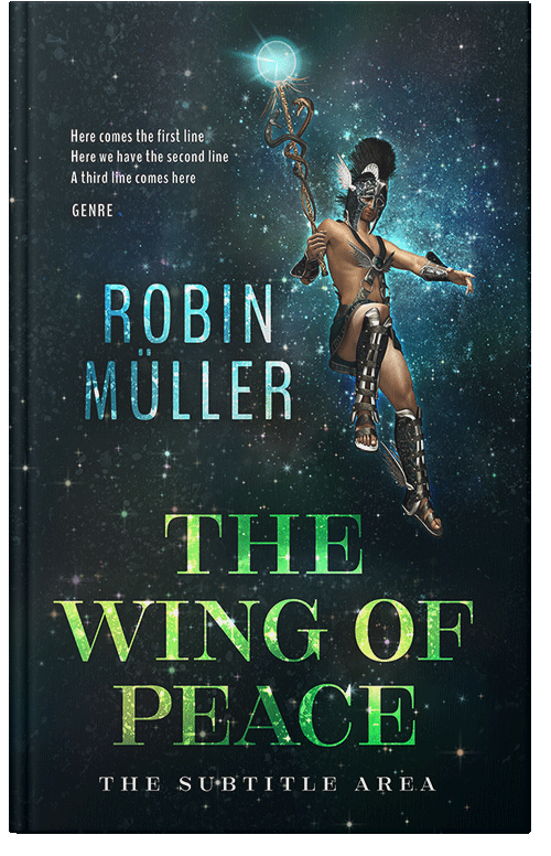 Front view of Aztec #27836 - Premade Historical Book Cover