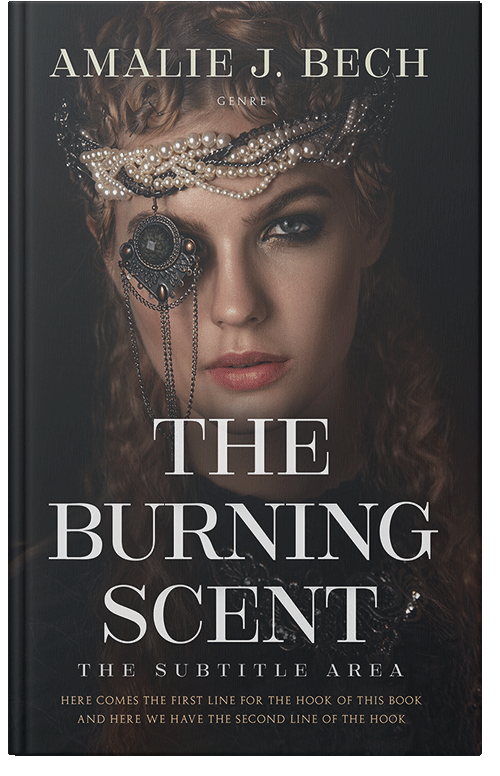 Front view of Thunder #27838 - Premade Fantasy Book Cover