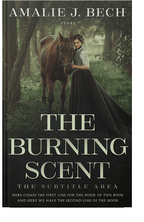 Front view of Log Cabin #27841 - Premade Historical Book Cover