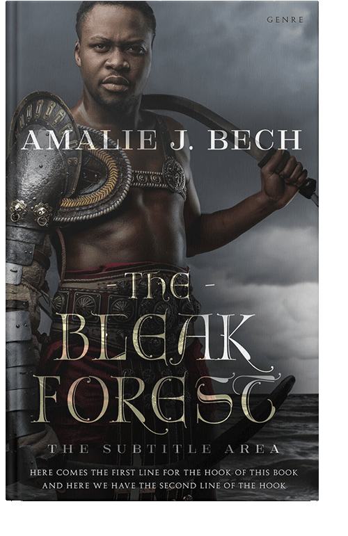 Front view of Thunder #27855 - Premade Historical Book Cover