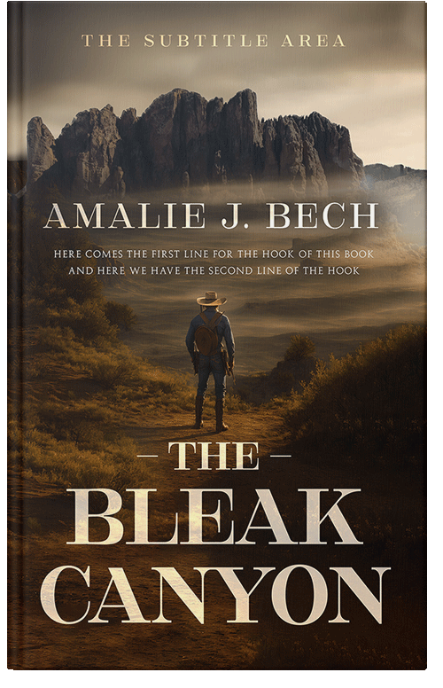 Front view of Sambuca #27859 - Premade Western Book Cover