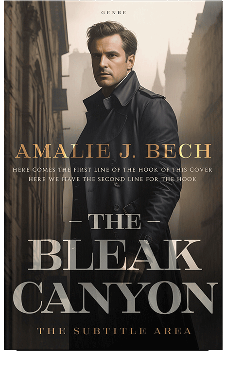 Front view of Soft Amber #27871 - Premade Mystery & Thriller & Suspense Book Cover