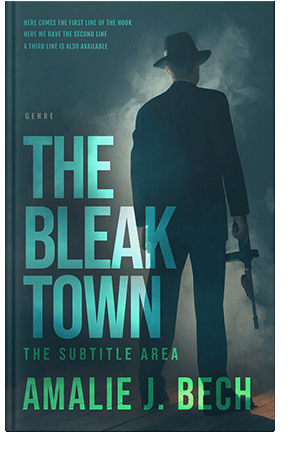 Pre Made Book Cover Nile Blue