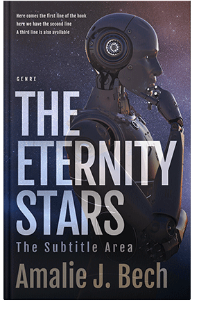 Pre Made Book Cover Steel Gray