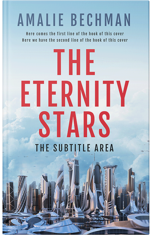 Front view of Jagged Ice #27912 - Premade Science Fiction Book Cover