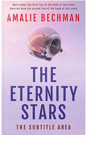 Pre Made Book Cover French Lilac