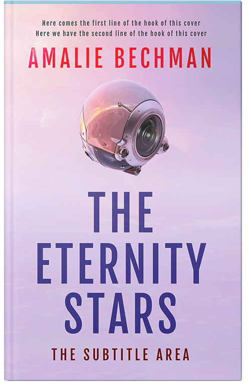 Front view of French Lilac #27913 - Premade Apocalyptica Book Cover