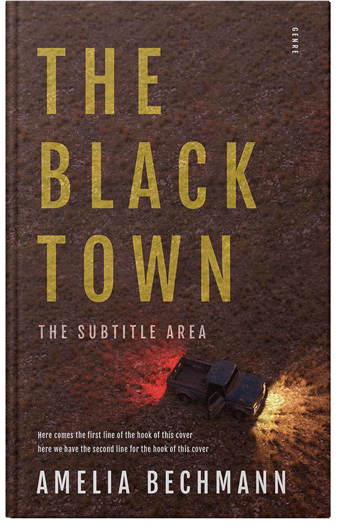 Front view of Premade Action & Adventure Book Cover - Cork