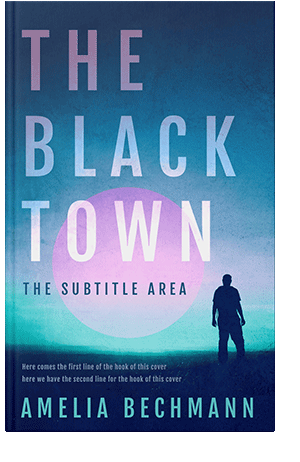 Pre Made Book Cover Catalina Blue