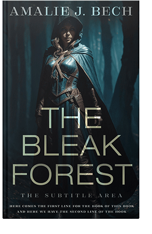 Pre Made Book Cover Ebony