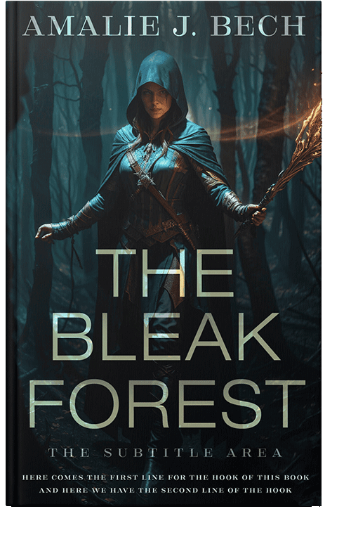 Front view of Aztec #27933 - Premade Fantasy Book Cover