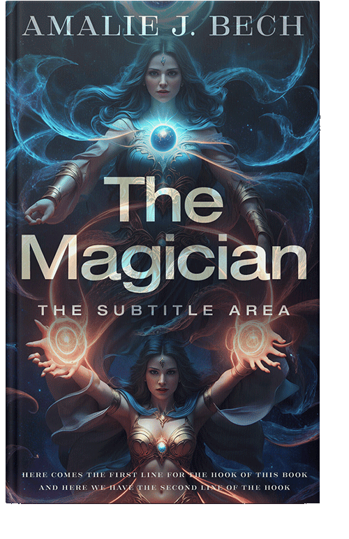 Front view of Ebony Clay #27934 - Premade Fantasy Book Cover