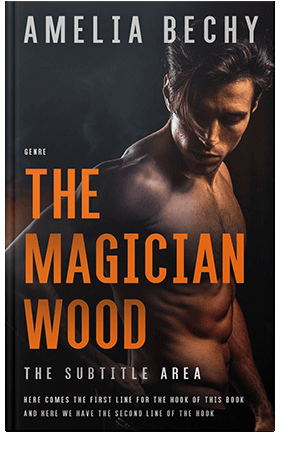 Pre Made Book Cover Raw Sienna