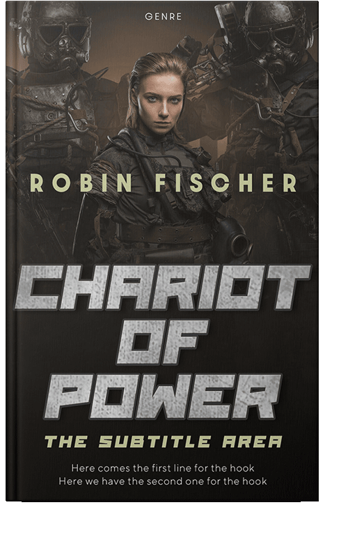 Front view of Zeus #27971 - Premade Apocalyptica Book Cover