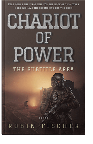 Pre Made Book Cover Woody Brown